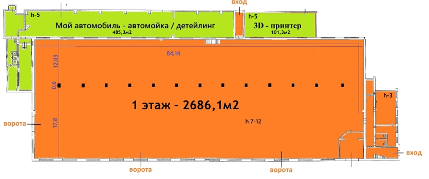 Современное отдельно стоящее здание в стиле LOFT в аренду